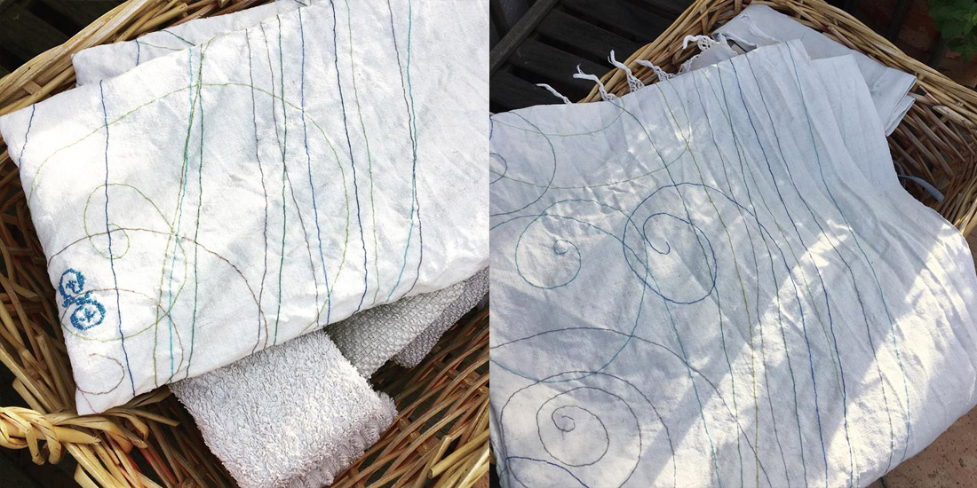 contemporary embroidery art formello, roma