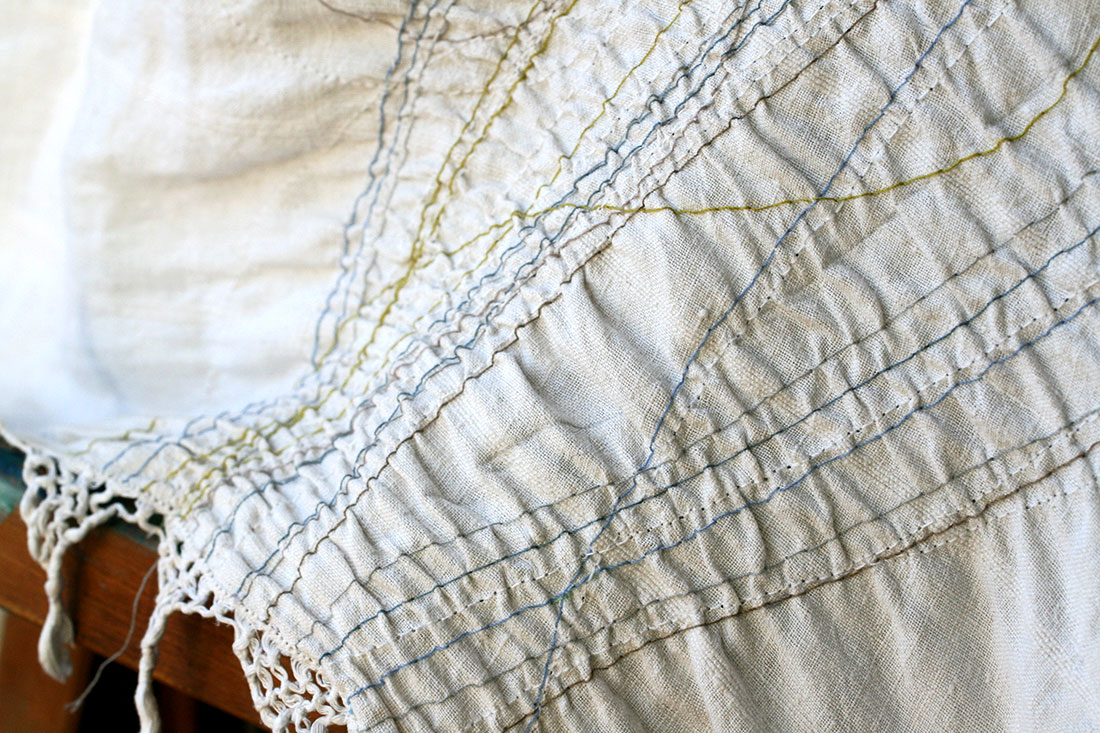 contemporary embroidery art, particolare