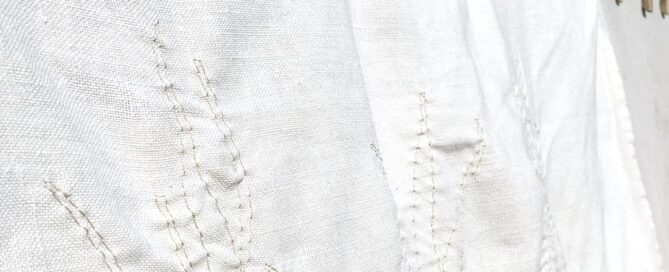 Ricamo contemporaneo al sole