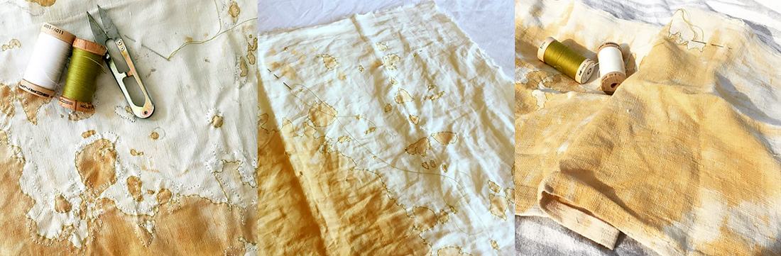 Arcipelaghi ricamati con ago e filo