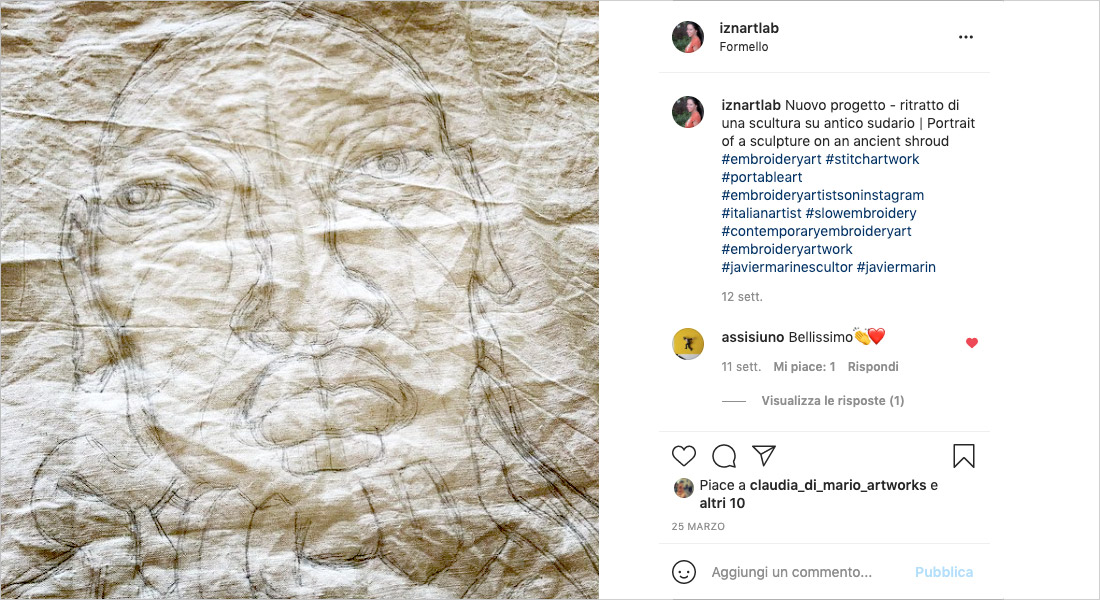 contemporary embroidery art, disegno preparatorio a matita