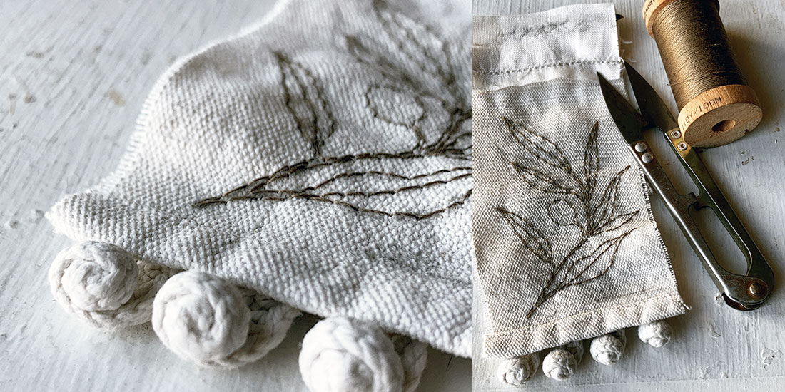 Piccoli ricami multisensoriali su stoffe vintage