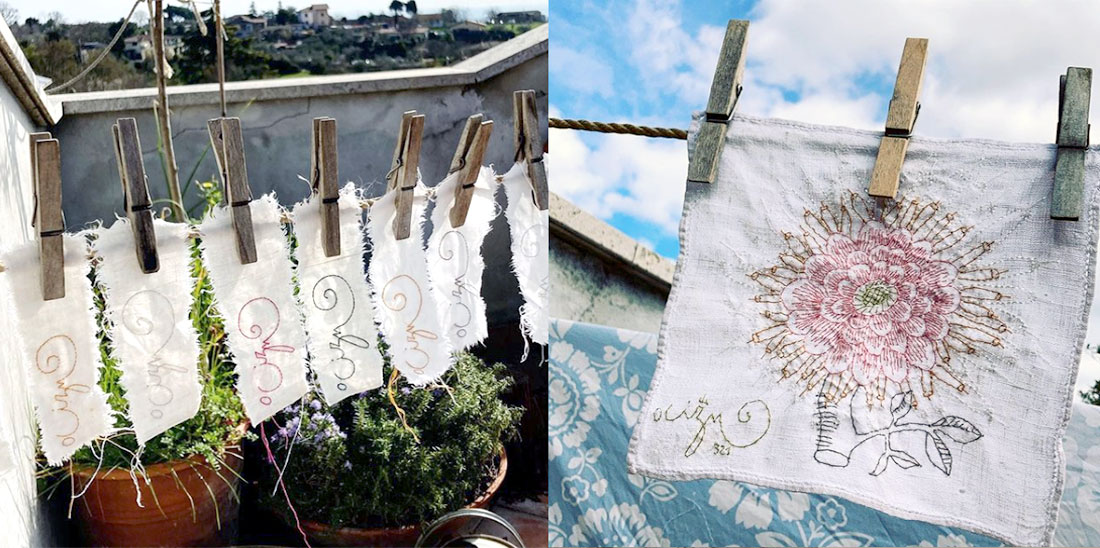 Piccoli ricami artistici al sole