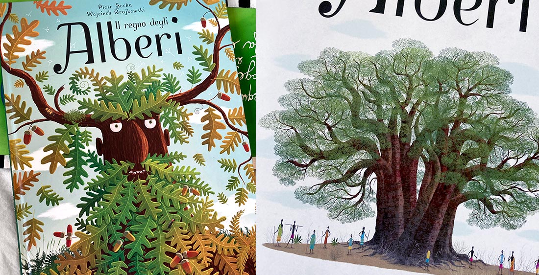 libri di illustrazioni sugli alberi