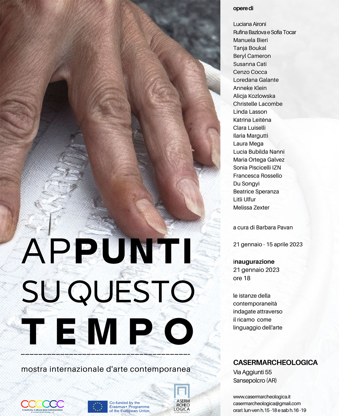 appunti su questo tempo, CasermArcheologica, locandina