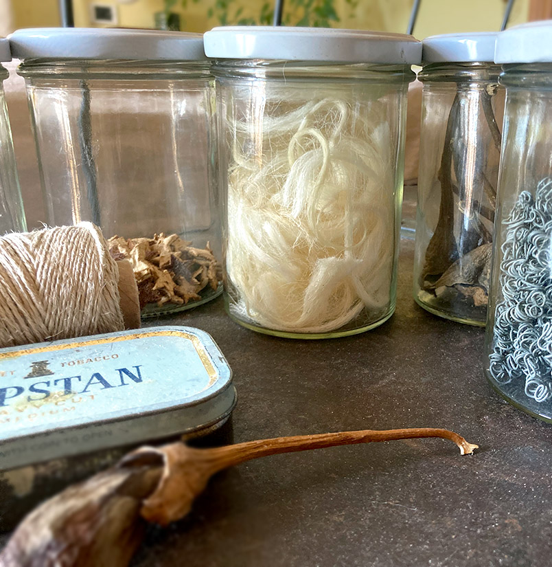 scatole della memoria, oggetti di recupero