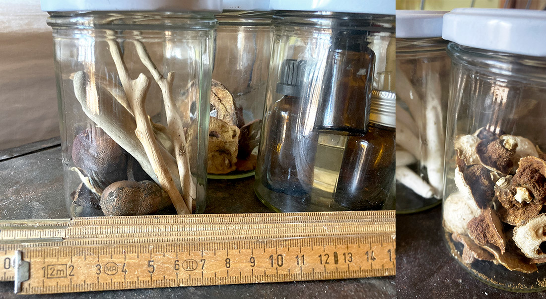 oggetti di recupero per creare scatole della memoria