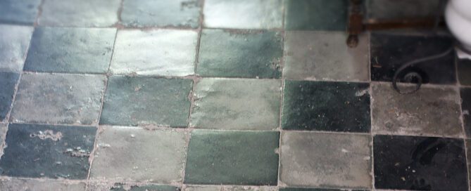 pavimento di piastrelle antiche, Narni