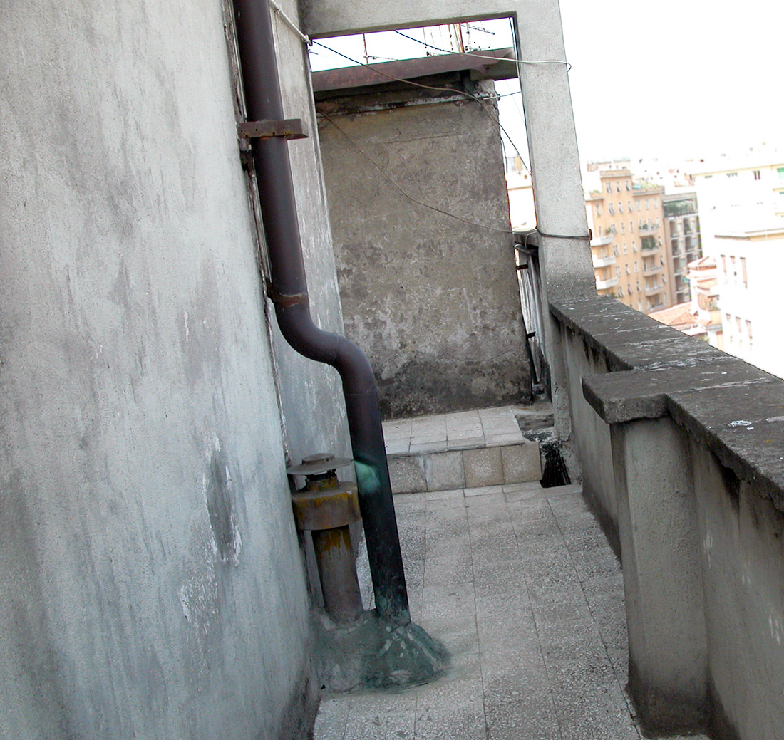 terrazzoroma2003_02 Roma, ottobre 2003, luoghi liminali, San Giovanni